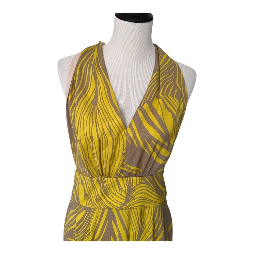 Banana Republic Size-8/Petite Maxi Dress Tie Back Halter Botanica Printed $150 - Picture 12 of 16